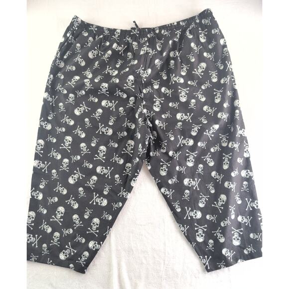 KingSize Skeleton Flannel Halloween Pajama Pants Men's 7XL - Picture 7 of 8